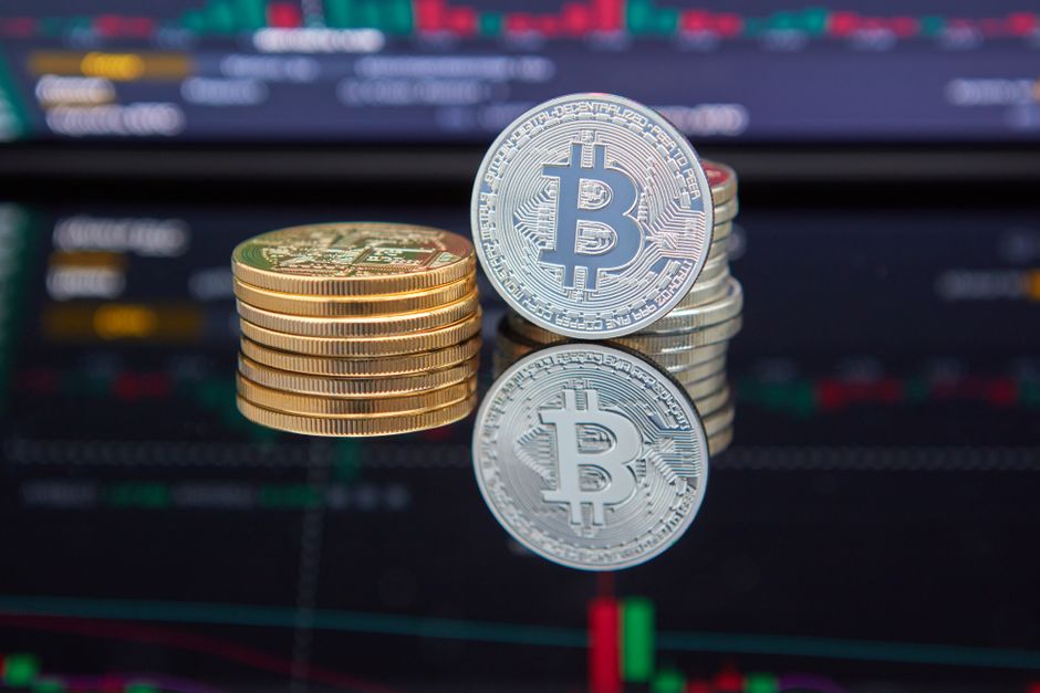 grafik harga Bitcoin yang menunjukkan perubahan tren