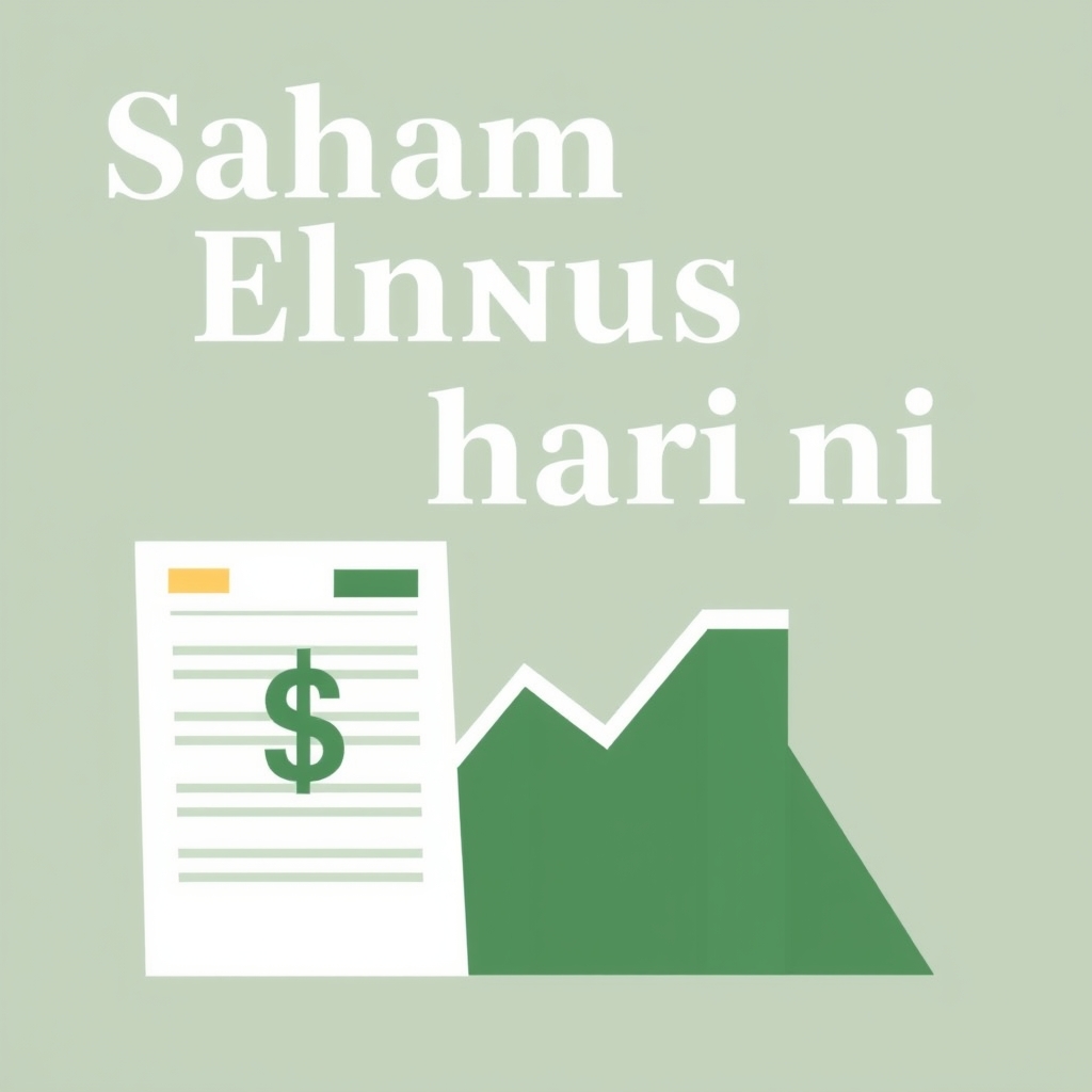 grafik saham elnusa di bursa saham