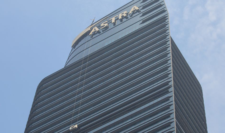 grafik saham astra dan bca naik