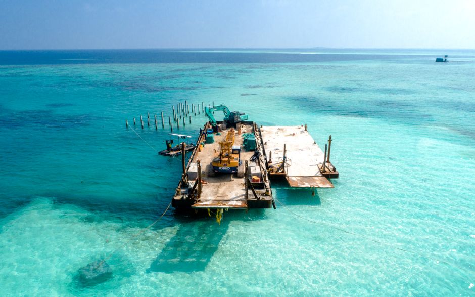 ilustrasi koridor kabel bawah laut